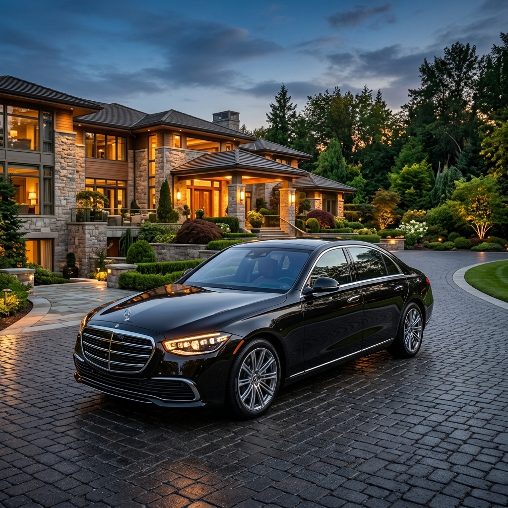 سيارة Mercedes Benz S-Class للتوصيل